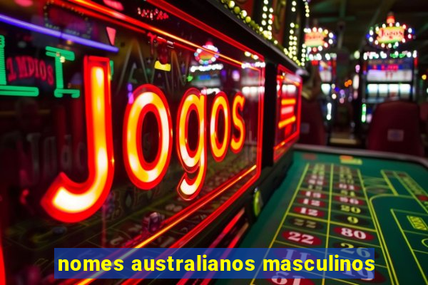 nomes australianos masculinos